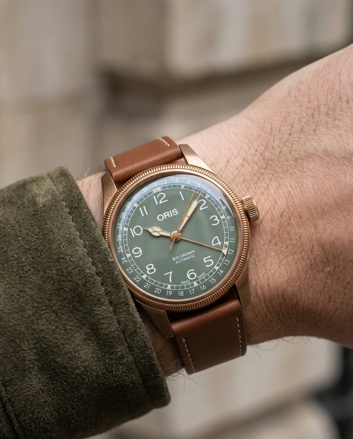 Toasted Oak__Premium Italian leather watch strap in Brown available in sizes 18mm, 19mm, 20mm, 21mm & 22mm by Hello EDC
