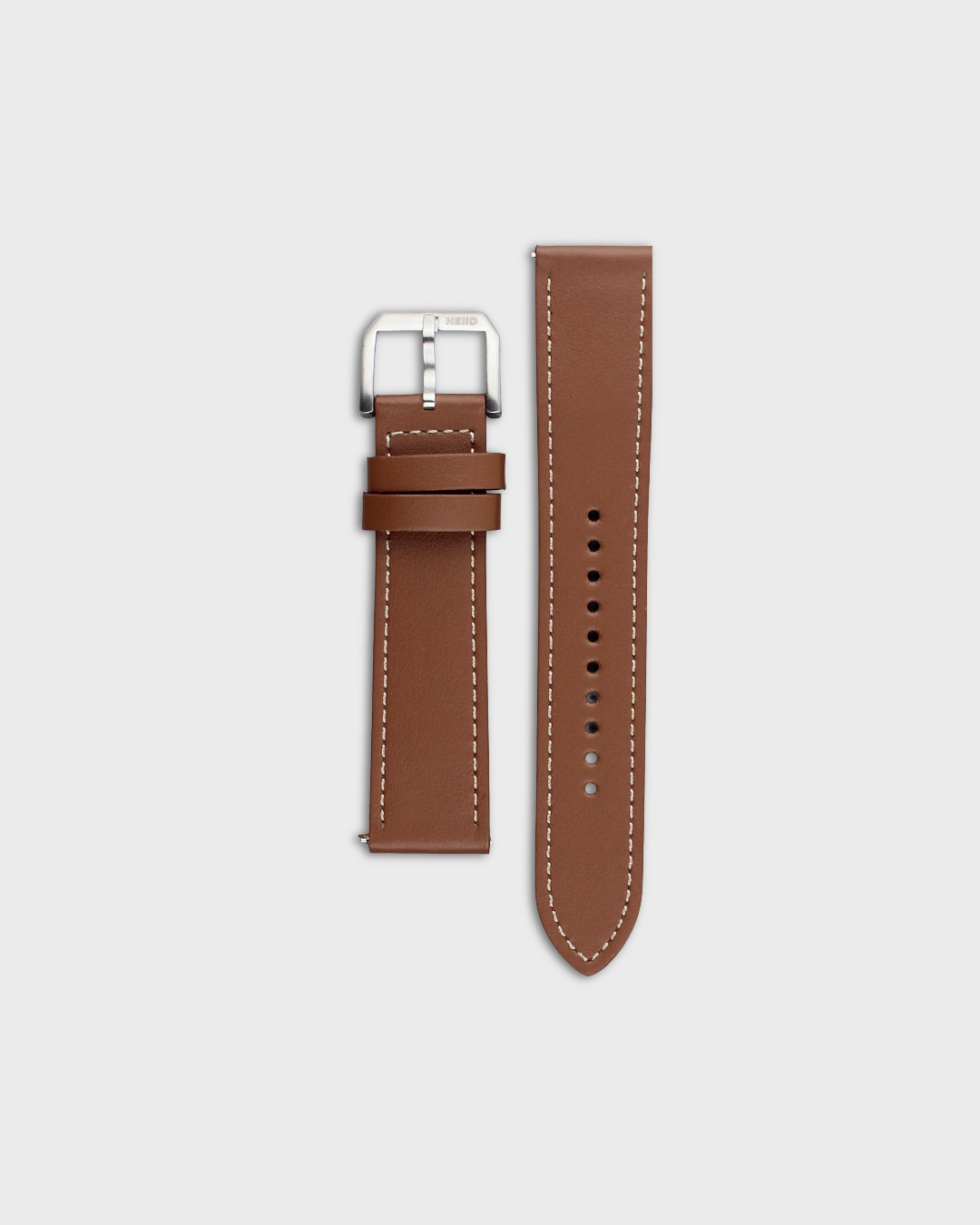 Toasted Oak__Premium Italian leather watch strap in Brown available in sizes 18mm, 19mm, 20mm, 21mm & 22mm by Hello EDC
