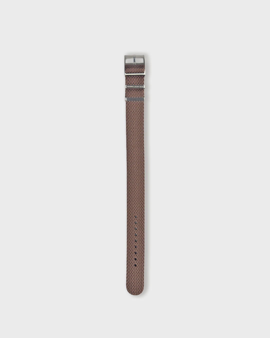 Sandbar Shark__nylon watch straps in Brown Color 18mm to 24mm 100% Vegan